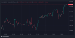 A single KAMA token trades for correct over a penny. (Birdeye)