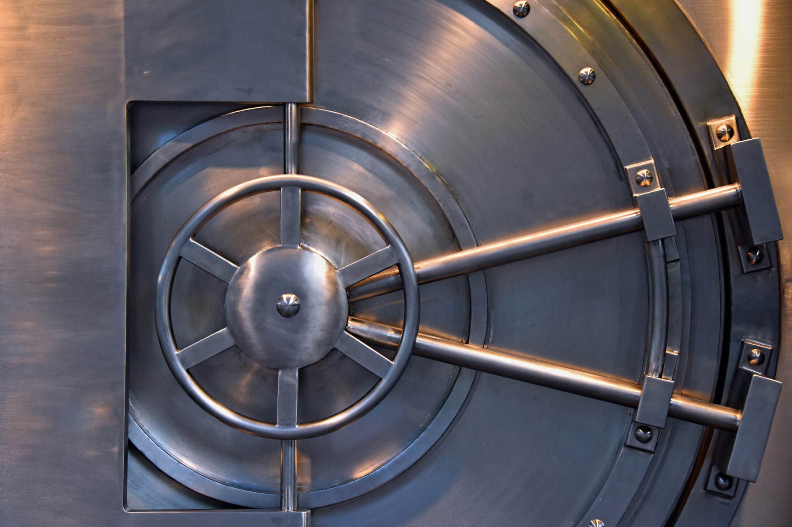 Vault - closed to defend valuables locked in and procure (Shutterstock/Pete Klimek)